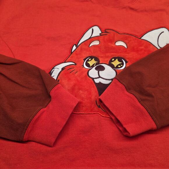 Disney Spirit Jersey Cat Freakin Adorable Cropped Women Large Orange - Picture 9 of 11